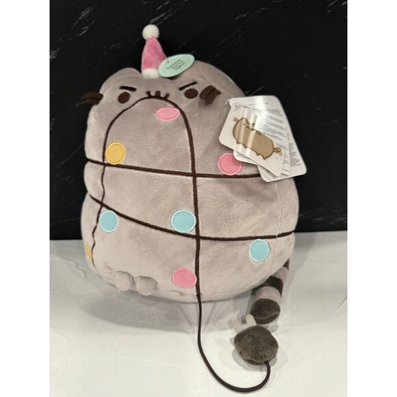 NWT! Pusheen CHRISTMAS LIGHTS 9 Inch Plush Cat Lights Up - Picture 5 of 9